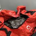 QPAU Snow Tube with Premium Canvas Cover for Kids and Adults, 48'' Inflatable Heavy Duty Snow Tube Made by Thickened Bottom, Sled Winter Outdoor Fun Toys for Children Boys Girls (Red)