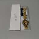 MioHHR Solid Stainless Steel Band Compatible with Apple Watch 42mm (Series 11 10), Metal Strap with Soft TPU Case for iWatch Series 11/10 42mm Women and Men, Gold