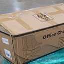 Big and Tall Office Chair with Footrest, PU Leather High Back Executive Office Chair 400lbs, Ergonomic Computer Chairs Lumbar Support for Heavy People (Brown)