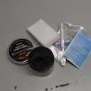 WYCOON Leather Recoloring Balm with 100ml Mink Oil Conditioner | Light Gray Repair Kit, Dye & Color Restorer for Furniture, Sofa, Car Seats, Bags | Restore Faded & Scratched Surfaces