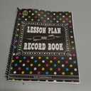 Teacher Created Resources TCR3716 Chalkboard Brights Lesson Plan and Record Book, Paper, Multi 8.5 inches X 11 inches