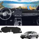 FIILINES Dash Cover for 2022-2025 Honda Civic, Dashboard Mat Accessories Dash Cover Sunshade Nonslip Mesh Protector No Glare Black