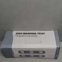 FYY Extra Large Warming Mat for Food with Heat Resistant Pad, Prevent Countertop Cracks, Keep Meal Warm, Rapid and Full Surface Heating, 6 Temp Settings, 6H Timer, Rollable Portable Food Warmer, Grey (Gray)