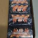 E12 LED Flame Light Bulbs, 3 Modes Flickering Light Bulbs, Candelabra Candle Fire Light Bulb for Home Party Patio Indoor Outdoor Halloween Decorations (8 Pack) (Yellow)