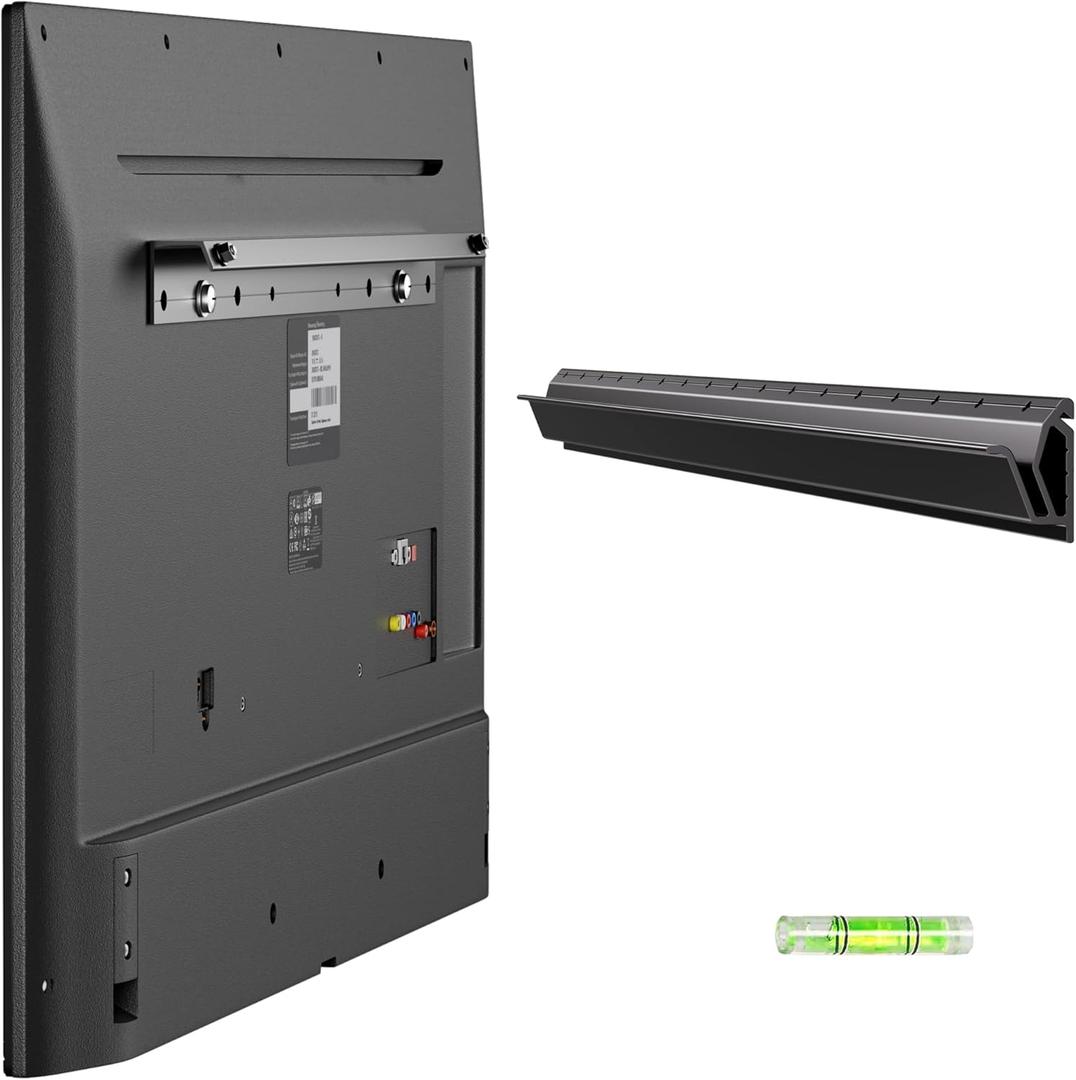 EZISE Studless TV Wall Mount for 12-55 Inch TVs, No Drill No Stud TV Wall Mount Holds up to 100lbs, Easy Install Universal Flat Screen Smart TVs Bracket for Living Room, Bedroom, Apartment