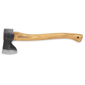 Husqvarna 596271201 26 in. Wooden Curved Carpenter Axe, Orange/Gray