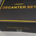 Football Whiskey Decanter Set with Glasses Spout Football Chiller,47oz Whiskey Decanter Sets for Men,Tequila Liquor Decanters for Alcohol Bourbon Gifts for Men Gifts for Dad Boyfriend Him Husband