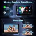 Leadfan Car Radio Stereo for Toyota Camry 2012 2013 2014 (Fit Large Screen or J.B.L) 10.1" Touch Screen Head Unit for Camry Apple CarPlay Android Auto GPS Navigation Bluetooth FM SWC+Backup Camera