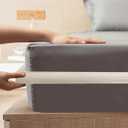 TANG SMALL FISH Upgrade Bed Sheet Holder Band, Adjustable Elastic Fitted Sheet Fasteners, Keep Sheets Tight and Fitted Bottom Sheet Cover Strap, Suitable for All Mattress Sizes White