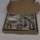 Moen Brantford Chrome Two-Handle Widespread Bathroom Faucet Trim Kit for 3-hole Setups, Valve Required, T6620 (Brushed Nickel)