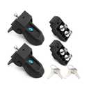 Front Hood Lock Latch Catch Compatible with JL JT 2018-2024 Accessories Black
