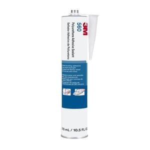 3M Polyurethane Adhesive Sealant 560, Black, 310 mL Cartridge