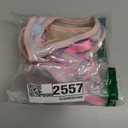 GAMUDA Small Dog Harness Collar and Leash Set, Step in No Chock No Pull Soft Mesh Adjustable Dog Vest Harnesses Plaid Reflective for Dogs Puppy Cats Kitten Rabbit (Pink, S)