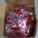 50Ft Valentine's Day Decorations, Valentines Tinsel Garland Red Pink Silver Shiny Metallic Garland for Home Tree Mantel Fireplace Stairs Outdoor Indoor Galentine's Day Decorations