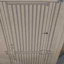 74.8" Extra Tall Pet Gate for Cat, 29.5"-36" Extra Wide Cat Gate with 8 Pressure Bolts, NO Drilling Pressure Mounted Tall Dog Gate Indoor, (White)