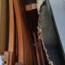  50'' Two Person Outdoor Garden Bench Loveseat Porch Chair Solid Wood W/Armrest