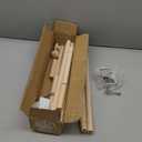 Beyeutao Wood Over The Table Rod Stand with Clamps Adjustable Table Arch Stand with Clamps 15-47 Tall 15-74 Length for Party Garden Arbors Wedding Birthday Christmas Halloween