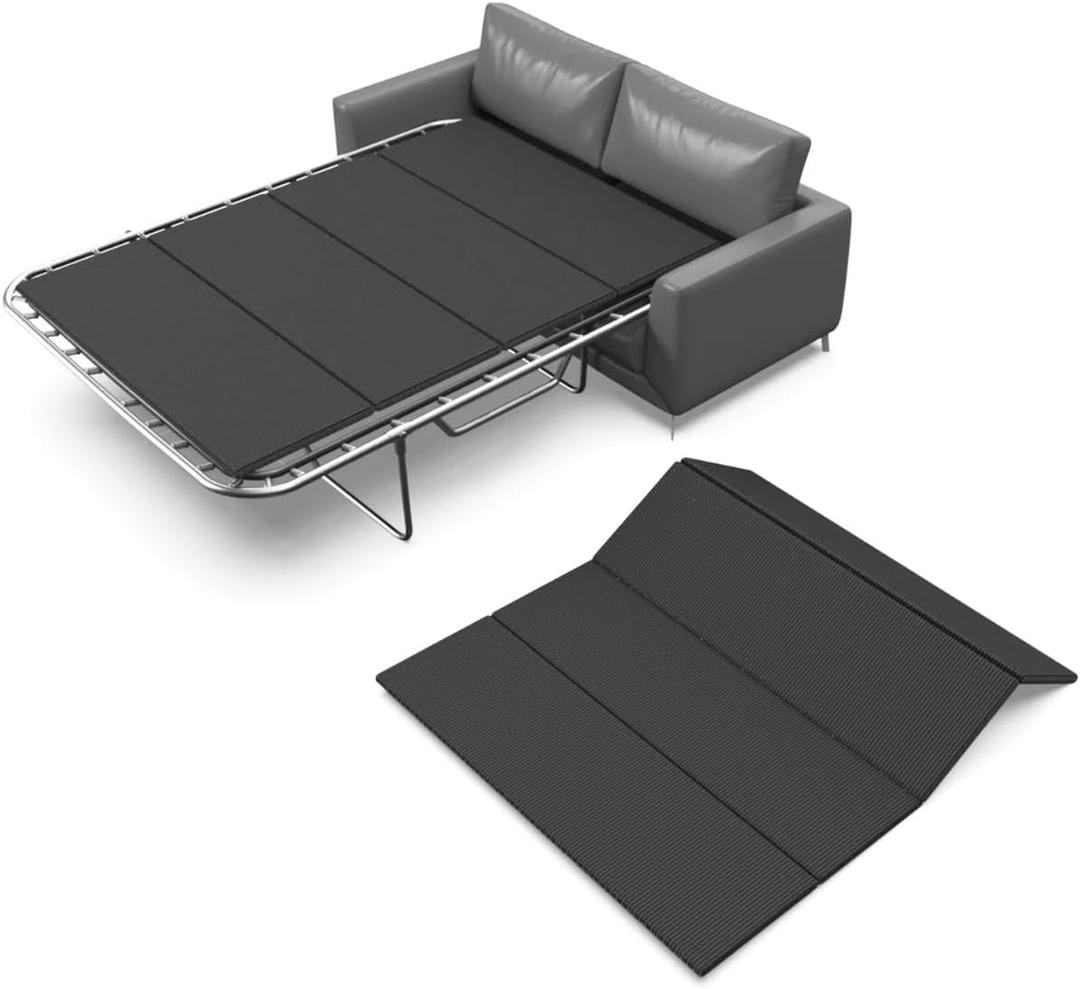 Large Double Bed, Folding Spring Box,Light and Thin Bed, Full Size 46x72'', Bed Support Flat Noodles