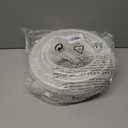 3/4" ID  25 ft High Pressure Braided Clear PVC Tubing,Flexible Resistant Vinyl Hose,Heavy Duty Reinforced Vinyl Hose Tubing,with 2 Clamps