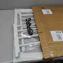 BABELIO Safety Gate Door Fits for Stairs, Narrow and Wide Doorways with Auto Close, Easy Install, No Drilling, Pressure Mounted for Baby, Child, Pets, Dog/Puppy, 26''-40'', White