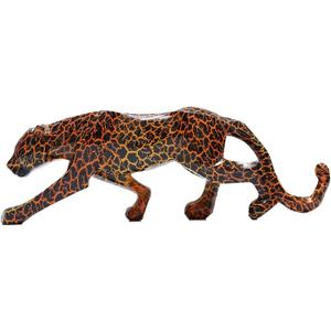 Artpaul Leopard Figurine Resin Sculpture Home Decor Jaguar Statues Desktop Tabletop Shelf Ornament for Living Room, Bedroom,Bookshelf