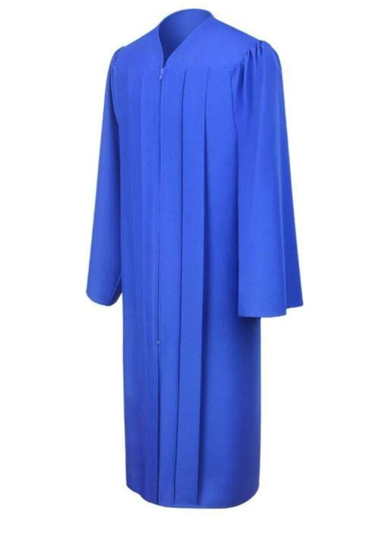 CLERKMANS Unisex Adult Matte Graduation Gown, Choir Robe 42