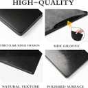 Large Marble Cutting Board for Kitchen 16x20 Inch- Stone Granite Cutting Board | Multi-Functional Marble Pastry Board for Cheese, Charcuterie - Wedding Gift, House Warming (Black 16x20)