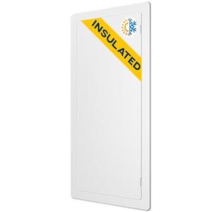 Access Panel for Drywall - 17 x 32 inch - Insulated - Wall Hole Cover - Access Door - Access Panel for Drywall - Heavy Durable Plastic White - Wall Access Panel for Drywall