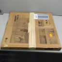 Art3d Decorative Ceiling Tile 2x2 Glue up, Lay in Ceiling Tile 24x24 Pack of 12pcs Spanish Floral in Matt White