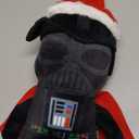 STAR WARS for Pets Dog Toy Darth Vader Toy for Holidays | Santa Darth Vader Dog Squeaky Toy Dog Chew Toy | Holiday Dog Toy Plush Toys | 9 Inch Small Dog Toy