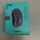 Logitech M185 Wireless Mouse, 2.4GHz with USB Mini Receiver, 12-Month Battery Life, 1000 DPI Optical Tracking, Ambidextrous PC/Mac/Laptop - Swift Grey