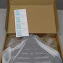 Sotfamily Plastic Shower Caddy Corner (for 90 Only), 4 Pack Adhesive Corner Shower Shelves for Bathroom Organizers and Storage, Black