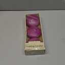 Zest Candle 3-Piece Folding Candles, 4-Inch, Purple