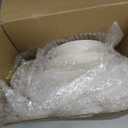 8 Pack 3 Tier Cupcake Stand Bulk Tiered Dessert Stand Thick Plastic Serving Tray with Gold Edges Dessert Table Display Set Tea Cake Holder for Wedding Birthday Party(White)