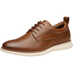 Jousen Mens Dress Shoes Casual Oxfords for Wedding Party Office Church Business Formal Rubber Bottom Lightweight Sneaker Oxford Shoes for Men