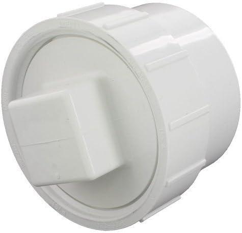 3" PVC DWV Fitting Cleanout Adapter w/Plug {P105X-030}25