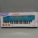 Keyboard Piano for Kids, BIGFUN 37 Keys Toddler Piano Multifunction Music Educational Instrument Toy, Electronic Kids Keyboard for 3-7 Year Old Girls and Boys (Blue)