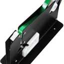 Poly Bag Tape Machine with Tape, Bag Sealer, Steel Tape Bag Sealer, Ground Meat Packaging System: 1/2" Wide, Black