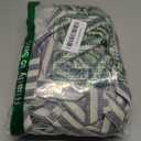 jinchan Tie Top Linen Kitchen Curtains 36 Inches Striped Tier Curtains Farmhouse Modern Cafe Style Small Window Treatments Airy Light Filtering Rod Pocket for Living Room Bathroom 2 Panels Blue