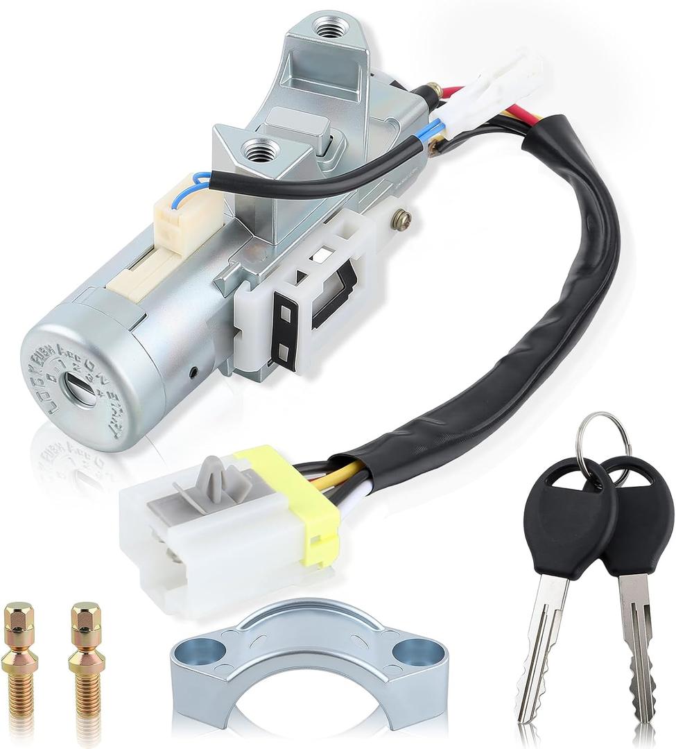 D8700-40U11 Ignition Lock Cylinder and Switch with 2 Keys Compatible with Nissan Maxima 200SX 95-99 Sentra 96-99