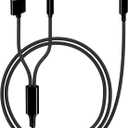 sunshot USB C to Aux Cord, USB C to 3.5mm Audio Aux Jack and USB Charging Cable, Headphone Stereo Cord, Compatible with iPhone 15 16 Pro Max Plus, iPad Pro, Galaxy S23 S22 S21 S20 Ultra, Pixel, 4Ft