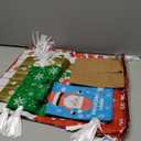 Christmas Gift Bags with Drawstrings&Bottom, Christmas Bags For Gifts Wrapping Holiday Gift Bag Bulk for Presents Goody, Reusable Plastic Xmas Gift Bags Assorted Sizes Extra Large/Medium/Small (15Pcs)