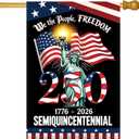250 Years America Garden Flag, 250th Anniversary USA Patriotic
