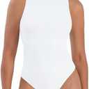 Sunzel Women's Tummy Control Bodysuit, Sleeveless Sexy Tank Tops Sharp Leotard Shapewear Clothing Size XS