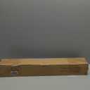 KAMANINA 1 Inch Curtain Rod Telescoping Single Drapery Rod 28 to 48 Inches (2.3-4 Feet), Pack of 2 Antique Bronze Curtain Rods for Windows 16 to 44 Inches, Netted Texture Finials