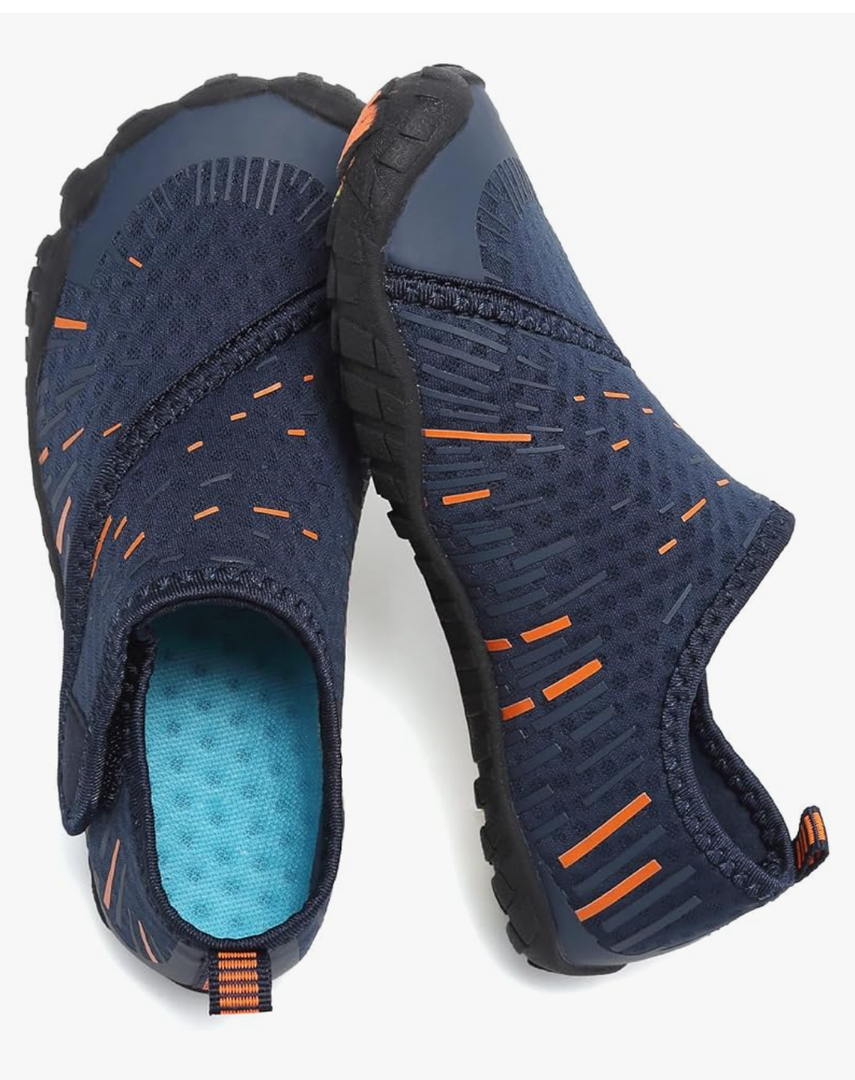 CIOR Kids Boys & Girls Water Shoes Sports Aqua Athletic Sneakers Lightweight Sport Fast Dry Shoes(Toddler/Little Kid/Big Kid), Size 31