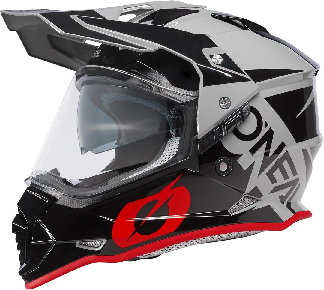O'Neal Sierra Helmet (Large, Gray/Black/Red) O'Neal Sierra Helmet (Large, Gray/Black/Red)