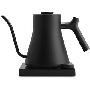 Fellow Stagg EKG Pro Studio Edition Electric Gooseneck Kettle - Pour-Over Coffee, Tea, Quick Heating, Precise Temperature Control, Scheduling, Built-in Brew Timer - Matte Black, 0.9 L