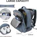 WONHOX Large Travel Backpack Carry on Flight Approved Laptop Work Business Backpack for Women Men Mochila de Viaje