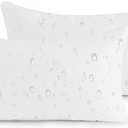 Oubonun 12x20 Outdoor Pillow Inserts (Pack of 2) - Square Waterproof Throw Pillow - Decorative Throw Pillows Insert for Couch Sofa Bed Patio Furniture - White Pillows